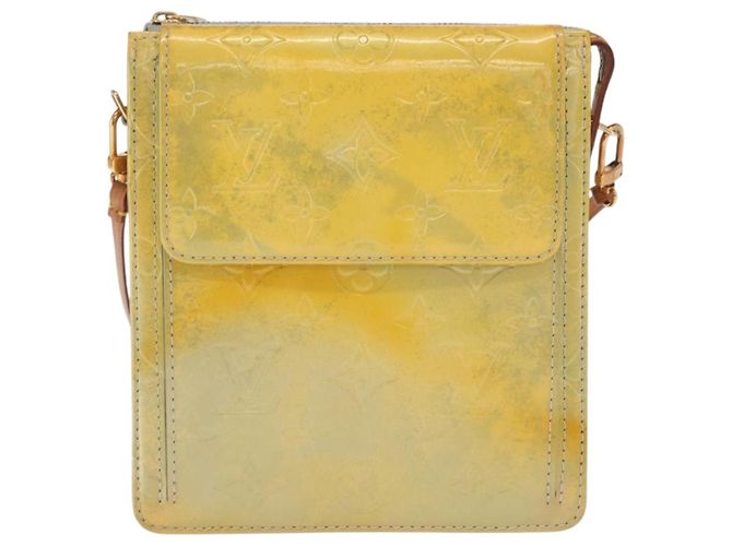 LOUIS VUITTON Monogram Vernis Motto Accessory Pouch Gris M91030 LV Auth 171606 Grey - view 13