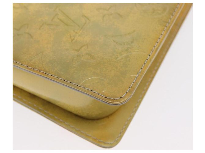 LOUIS VUITTON Monogram Vernis Motto Accessory Pouch Gris M91030 LV Auth 171606 Grey - view 16