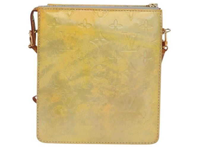 LOUIS VUITTON Monogram Vernis Motto Accessory Pouch Gris M91030 LV Auth 171606 Grey - view 2