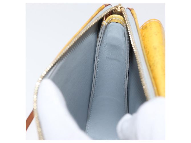 LOUIS VUITTON Monogram Vernis Motto Accessory Pouch Gris M91030 LV Auth 171606 Grey - view 20
