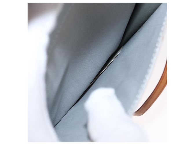 LOUIS VUITTON Monogram Vernis Motto Accessory Pouch Gris M91030 LV Auth 171606 Grey - view 21