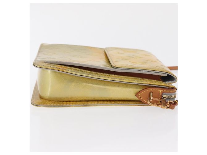 LOUIS VUITTON Monogram Vernis Motto Accessory Pouch Gris M91030 LV Auth 171606 Grey - view 3