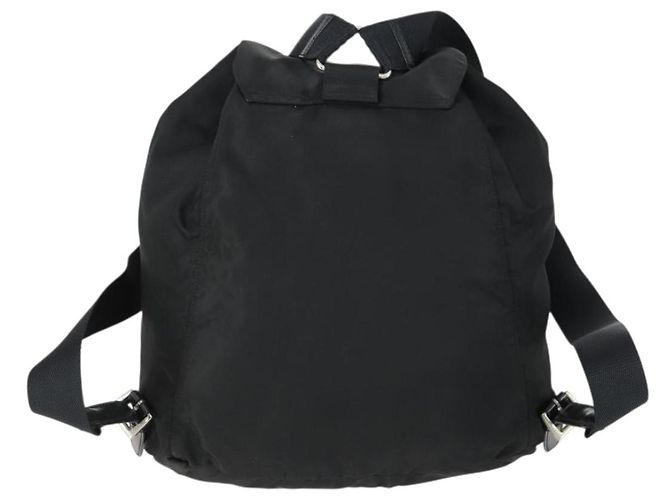 PRADA Backpack Nylon Black Silver Auth bs33169 Silvery - view 2