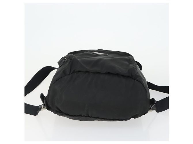 PRADA Backpack Nylon Black Silver Auth bs33169 Silvery - view 5