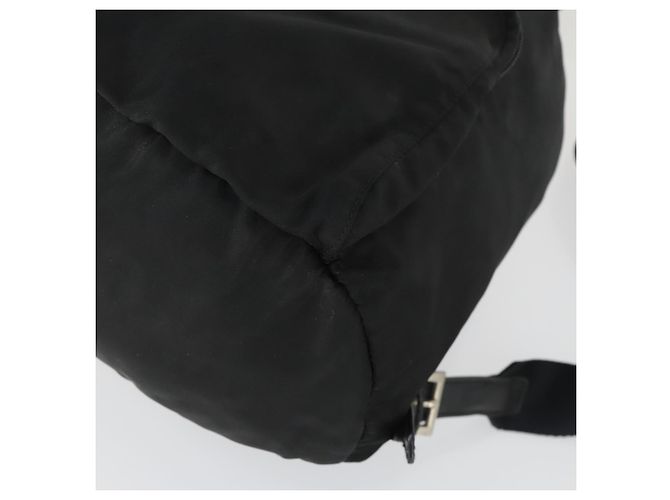 PRADA Backpack Nylon Black Silver Auth bs33169 Silvery - view 8