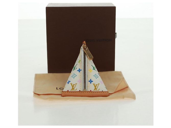 MÜNZBEUTEL BERLANGO MONOGRAMM MULTICOLOR LOUIS VUITTON WEISS M58028 Auth BA10526V Weiß - Ansicht 12