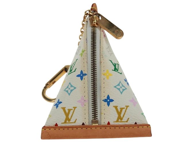 MÜNZBEUTEL BERLANGO MONOGRAMM MULTICOLOR LOUIS VUITTON WEISS M58028 Auth BA10526V Weiß - Ansicht 13