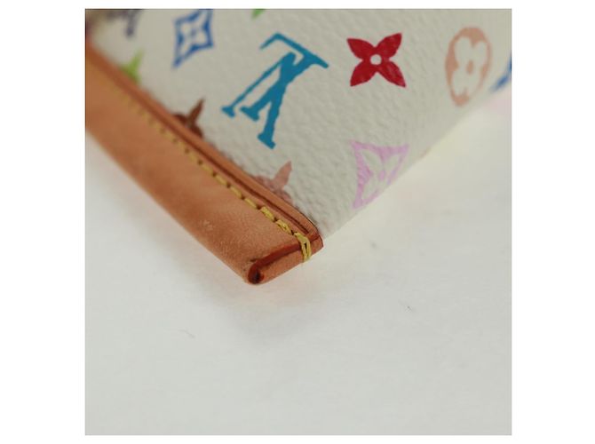 MÜNZBEUTEL BERLANGO MONOGRAMM MULTICOLOR LOUIS VUITTON WEISS M58028 Auth BA10526V Weiß - Ansicht 14