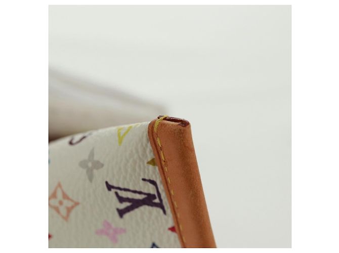 MÜNZBEUTEL BERLANGO MONOGRAMM MULTICOLOR LOUIS VUITTON WEISS M58028 Auth BA10526V Weiß - Ansicht 15