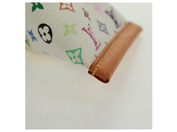 MÜNZBEUTEL BERLANGO MONOGRAMM MULTICOLOR LOUIS VUITTON WEISS M58028 Auth BA10526V Weiß - Ansicht 16