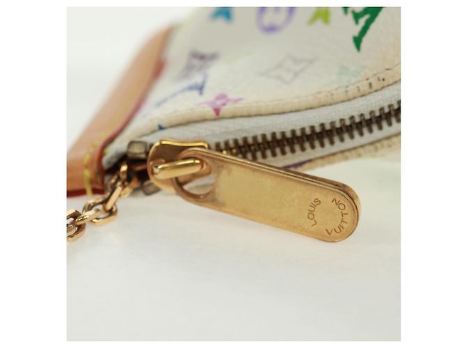 MÜNZBEUTEL BERLANGO MONOGRAMM MULTICOLOR LOUIS VUITTON WEISS M58028 Auth BA10526V Weiß - Ansicht 17