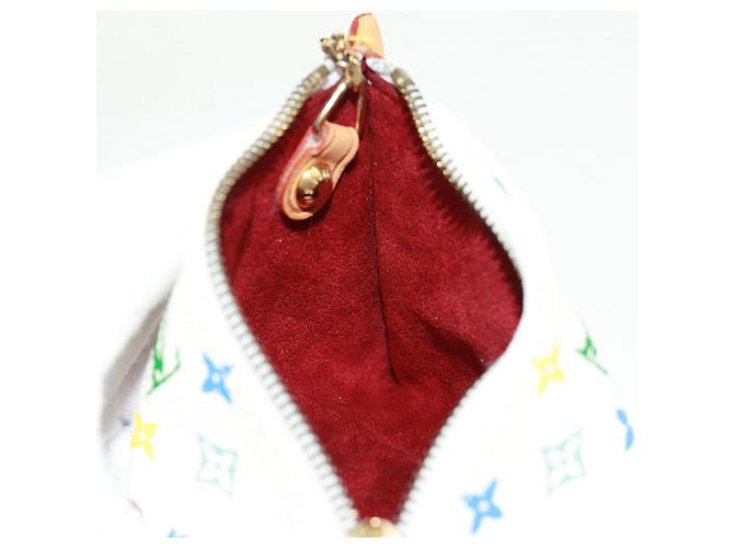 MÜNZBEUTEL BERLANGO MONOGRAMM MULTICOLOR LOUIS VUITTON WEISS M58028 Auth BA10526V Weiß - Ansicht 18