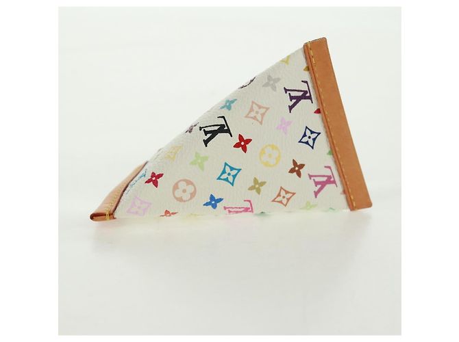 MÜNZBEUTEL BERLANGO MONOGRAMM MULTICOLOR LOUIS VUITTON WEISS M58028 Auth BA10526V Weiß - Ansicht 6