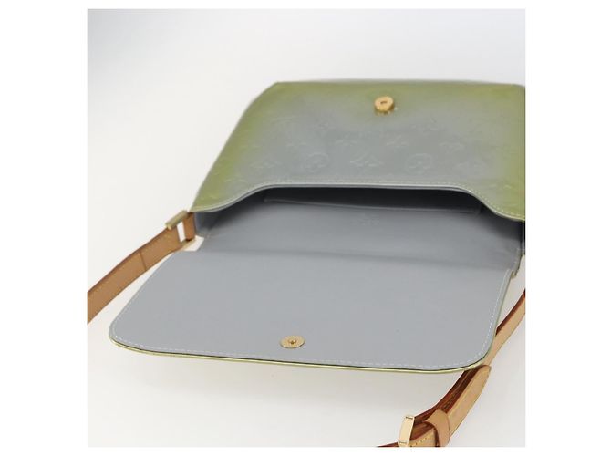 LOUIS VUITTON Borsa Thompson Street Monogram Vernis Grigia M91008 LV Auth ti3651 Grigio - vista 10