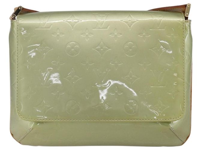 LOUIS VUITTON Borsa Thompson Street Monogram Vernis Grigia M91008 LV Auth ti3651 Grigio - vista 13