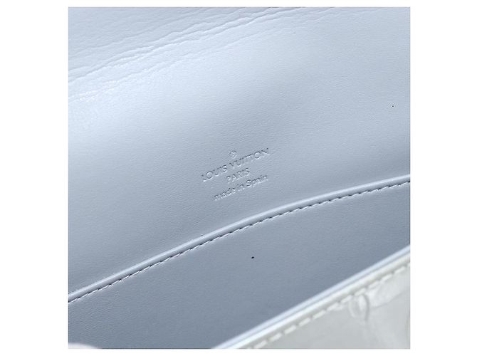 LOUIS VUITTON Borsa Thompson Street Monogram Vernis Grigia M91008 LV Auth ti3651 Grigio - vista 17