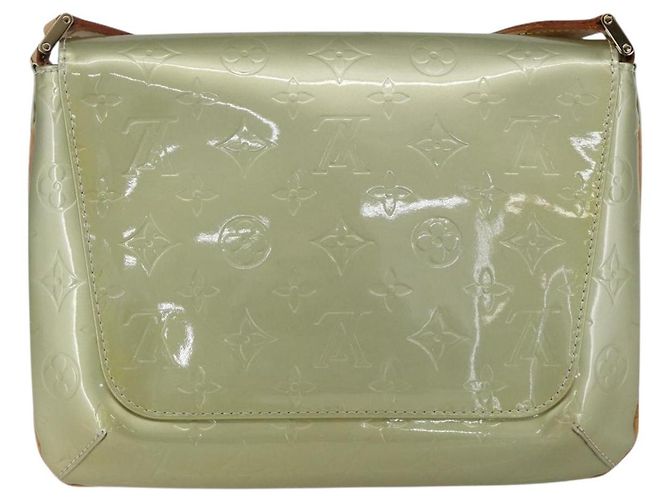 LOUIS VUITTON Borsa Thompson Street Monogram Vernis Grigia M91008 LV Auth ti3651 Grigio - vista 2