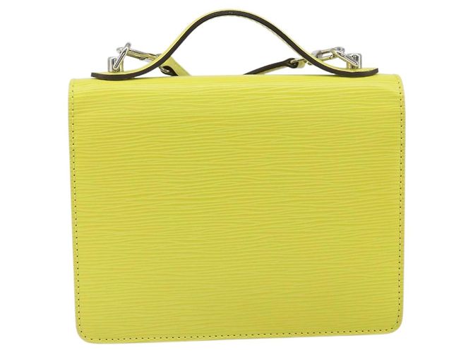 LOUIS VUITTON Bolsa Epi Monceau BB 2way Pistachian M40978 LV Auth 169735V - vista 2
