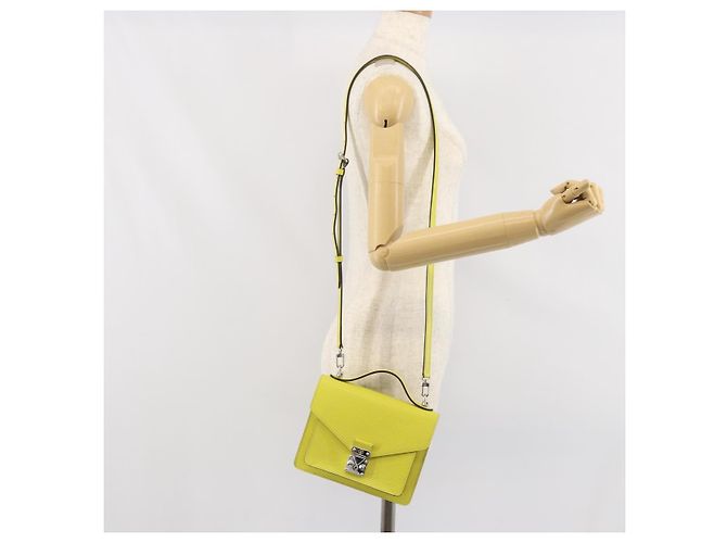 LOUIS VUITTON Bolsa Epi Monceau BB 2way Pistachian M40978 LV Auth 169735V - vista 29