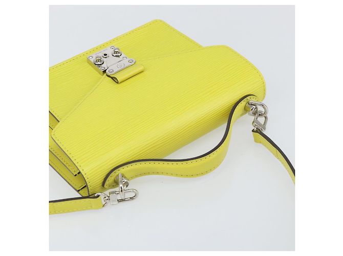 LOUIS VUITTON Bolsa Epi Monceau BB 2way Pistachian M40978 LV Auth 169735V - vista 6