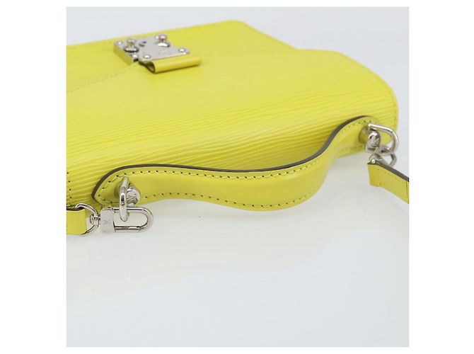 LOUIS VUITTON Bolsa Epi Monceau BB 2way Pistachian M40978 LV Auth 169735V - vista 7