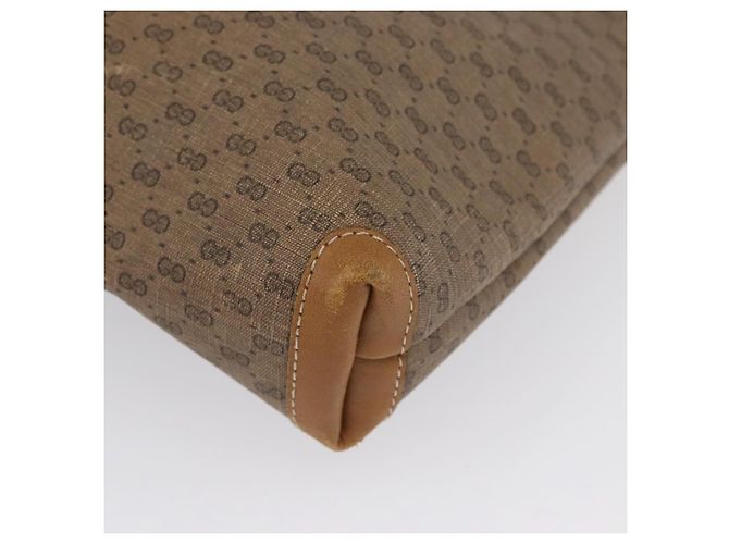 Borsa tote in PVC beige oro e rosso della linea Sherry di GUCCI Micro GG Supreme Auth ka2297 D'oro - vista 16