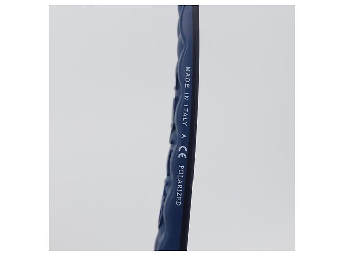 Occhiali da sole CHANEL in plastica blu CC Auth BA10703 - vista 11