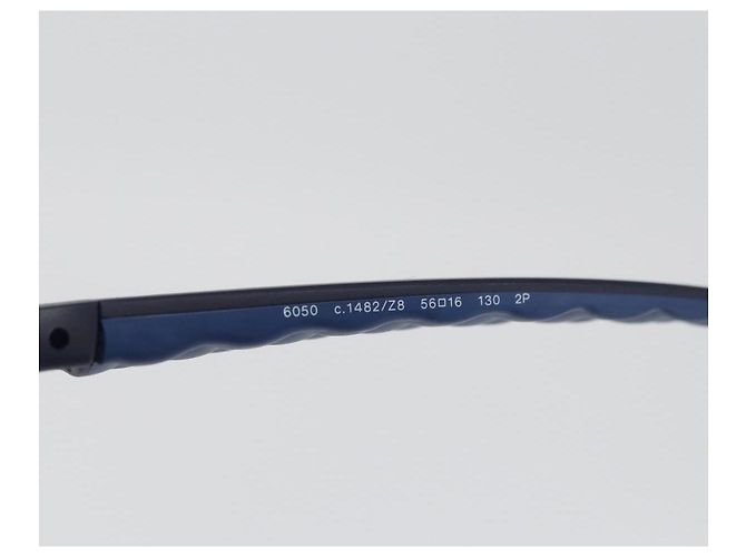 Occhiali da sole CHANEL in plastica blu CC Auth BA10703 - vista 12
