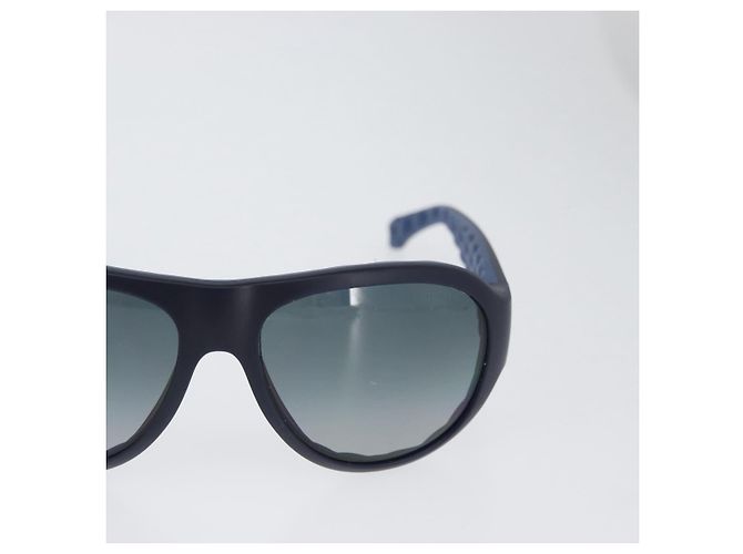 Occhiali da sole CHANEL in plastica blu CC Auth BA10703 - vista 5