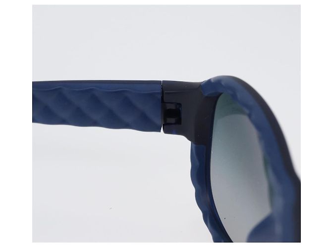 Occhiali da sole CHANEL in plastica blu CC Auth BA10703 - vista 9