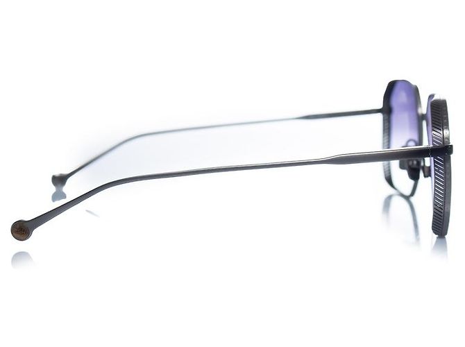 Autre Marque Gafas de sol Kunstpilot de metal Einstoffen en gris - vista 3