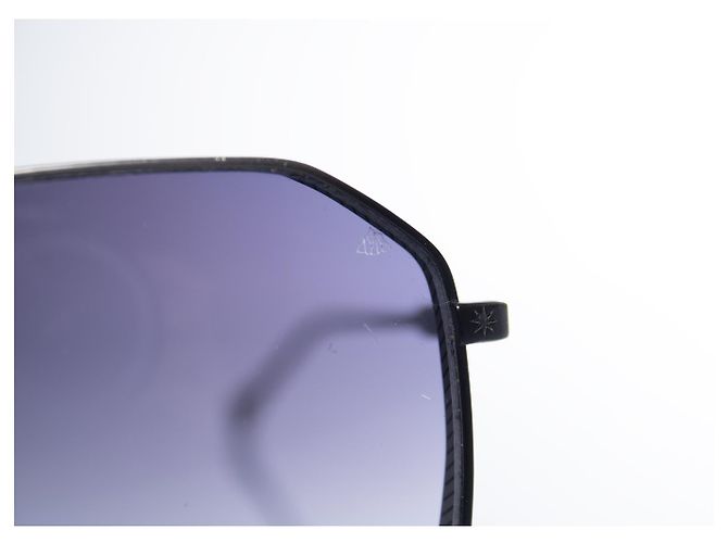 Autre Marque Gafas de sol Kunstpilot de metal Einstoffen en gris - vista 9