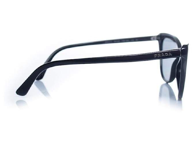 Occhiali da sole cat eye Prada neri Nero - vista 3