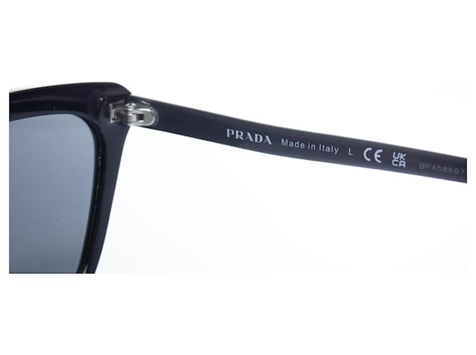 Occhiali da sole cat eye Prada neri Nero - vista 6