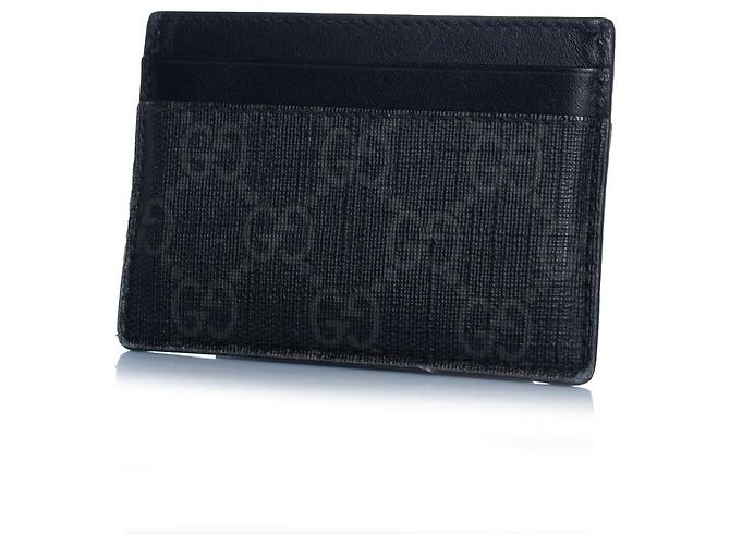 Gucci, Supreme Eagle Head card holder Black Grey - view 2