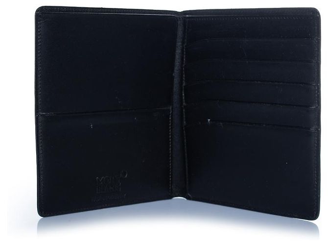 Montblanc, black leather wallet - view 3