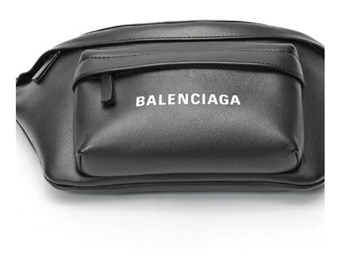 Borsa a tracolla Balenciaga Everyday Nero - vista 4