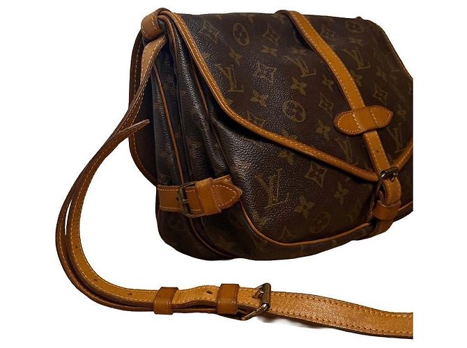 Louis Vuitton Saumur 30 Braun Beige - Ansicht 3