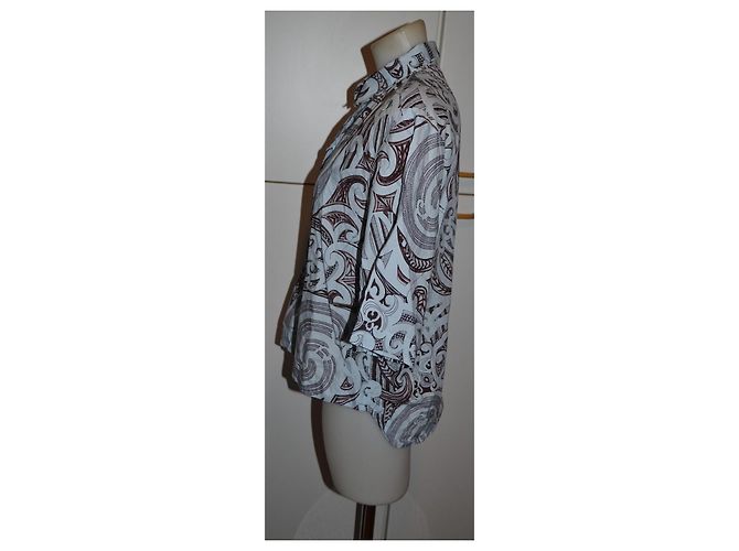 Versace gemustertes Baumwollhemd Mehrfarben - Ansicht 4