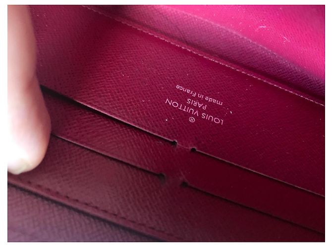 Louis Vuitton Langer Zippy Geldbeutel Epi Kirschrot Bordeaux - Ansicht 5