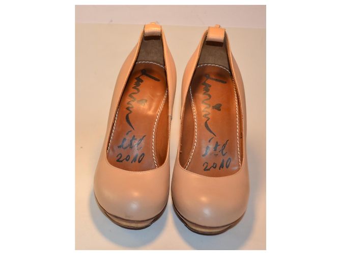 Lanvin Pumps aus beigem Leder Größe 36 IT - Ansicht 2