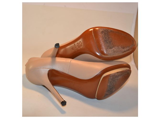 Lanvin Pumps aus beigem Leder Größe 36 IT - Ansicht 4