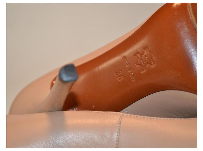 Lanvin Pumps aus beigem Leder Größe 36 IT - Ansicht 5