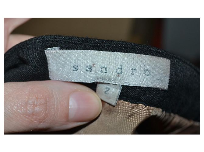Sandro Rock mit Spitzendetails schwarz beige - Ansicht 4