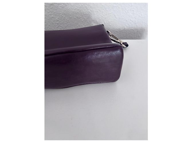 Borsa in pelle Miu Miu viola Porpora - vista 5