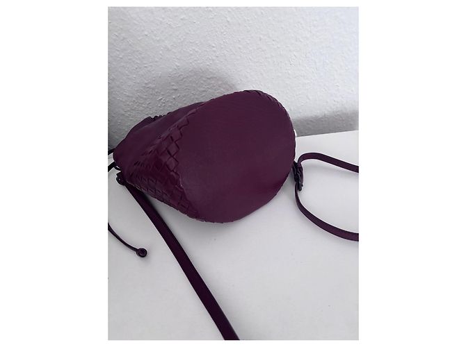 Borsa Mini Jodie di Bottega Veneta Bordò - vista 4