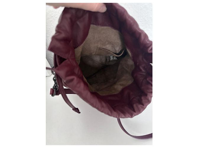 Borsa Mini Jodie di Bottega Veneta Bordò - vista 6