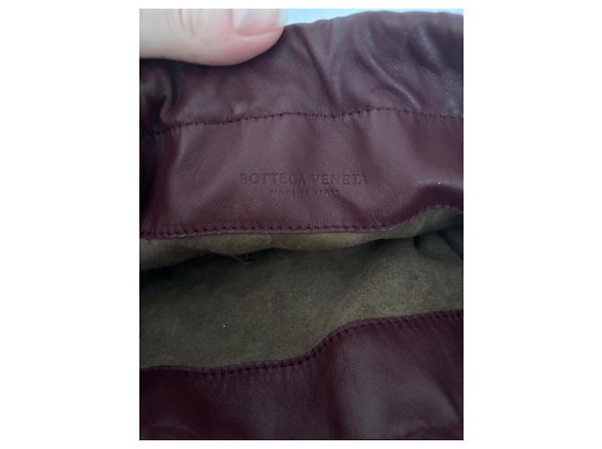 Borsa Mini Jodie di Bottega Veneta Bordò - vista 7