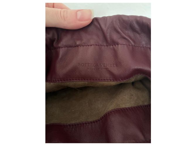 Borsa Mini Jodie di Bottega Veneta Bordò - vista 8