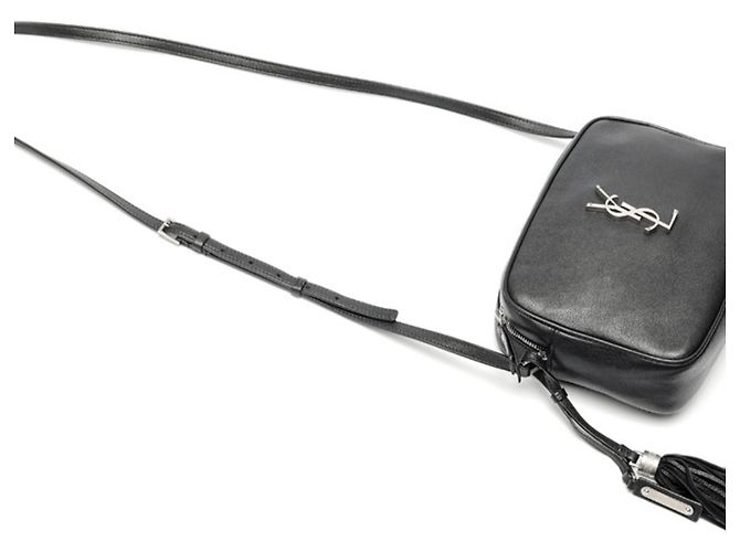 Borsa a tracolla Lou di Saint Laurent Nero - vista 2